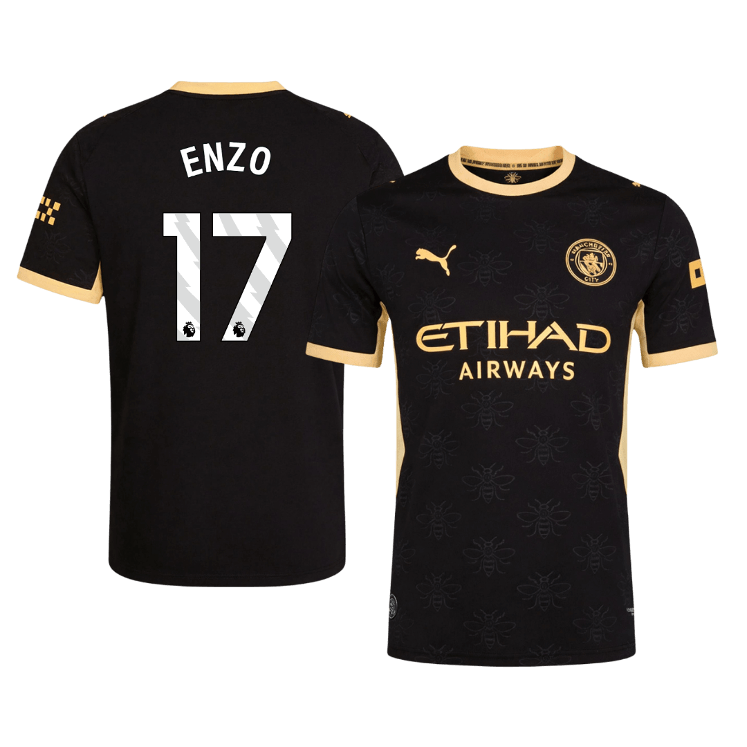 ENZO #17 Manchester City Away Player Version Jersey 2026/27