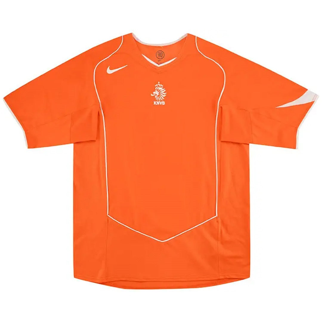 Retro Soccer Jersey Netherlands Home 2004 - Image 2