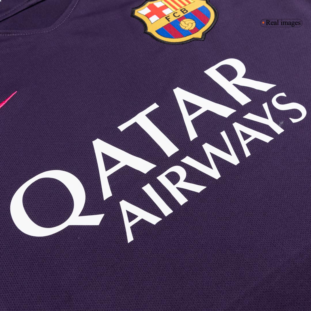 Retro Soccer Jersey Barcelona Away 2016/17 - Image 6
