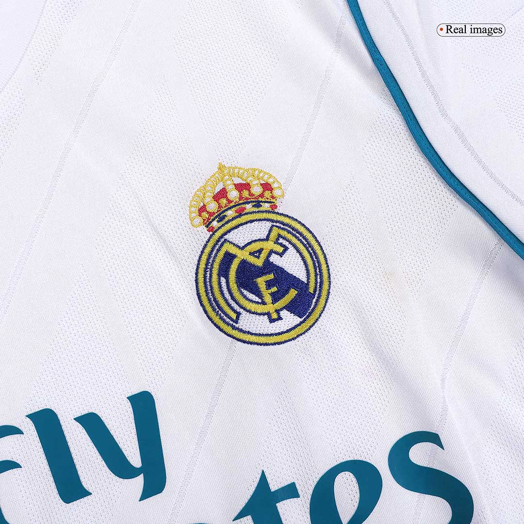 SERGIO RAMOS #4 Real Madrid Retro Jersey Home Soccer Shirt 2017/18 - Image 3
