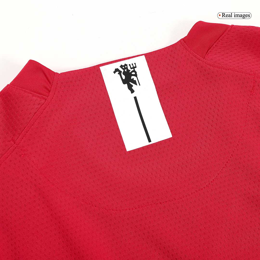 SCHOLES #18 Manchester United Retro Jersey Home Soccer Shirt 2007/08 - UCL Final - Image 2