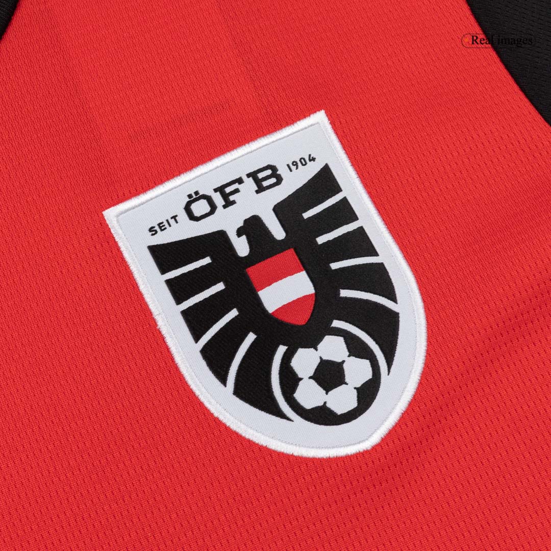 LAIMER#20 Austria Home Soccer Jersey World Cup 2026 Red - Image 7