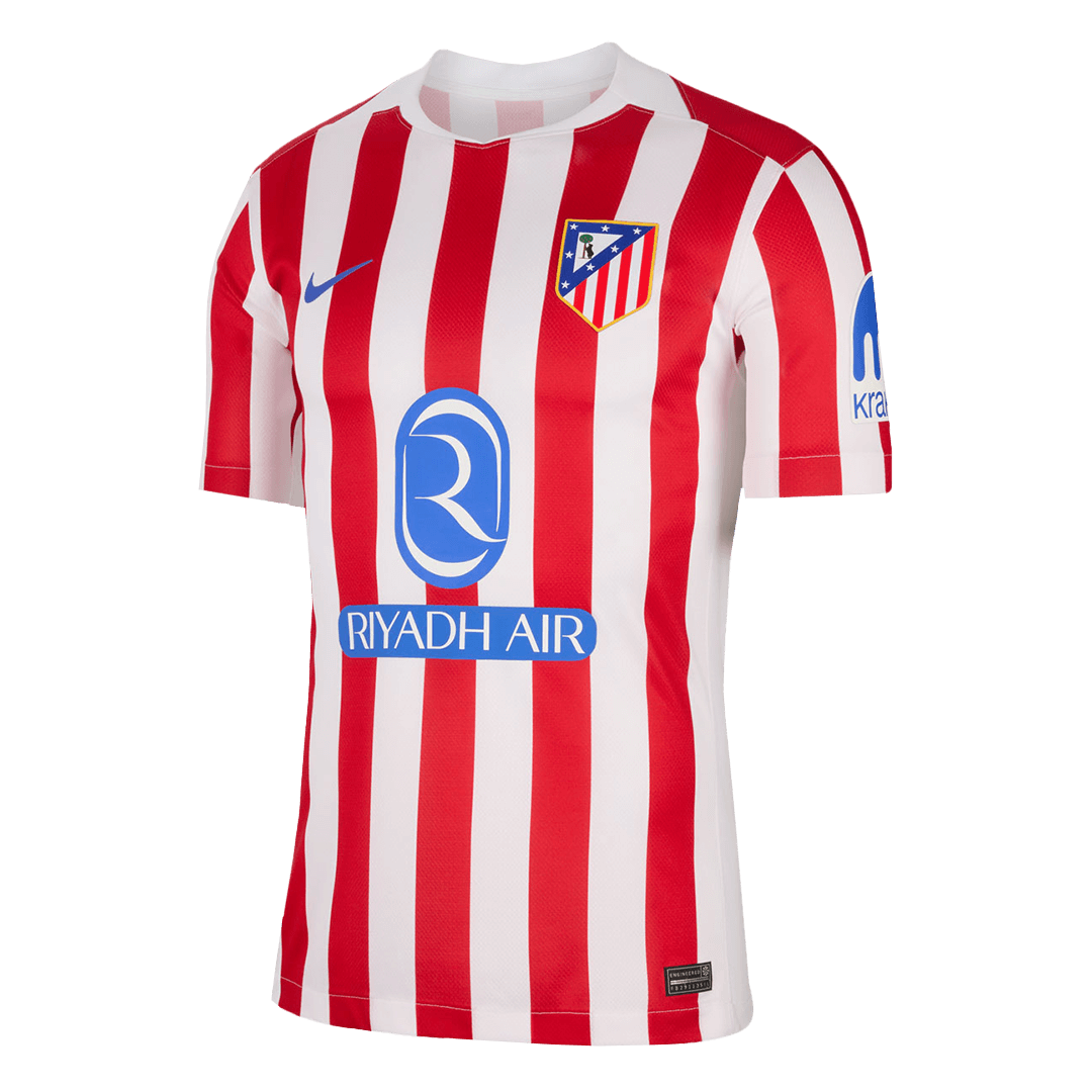 Atletico Madrid Soccer Jersey Home Custom Shirt 2025/26 Jersey