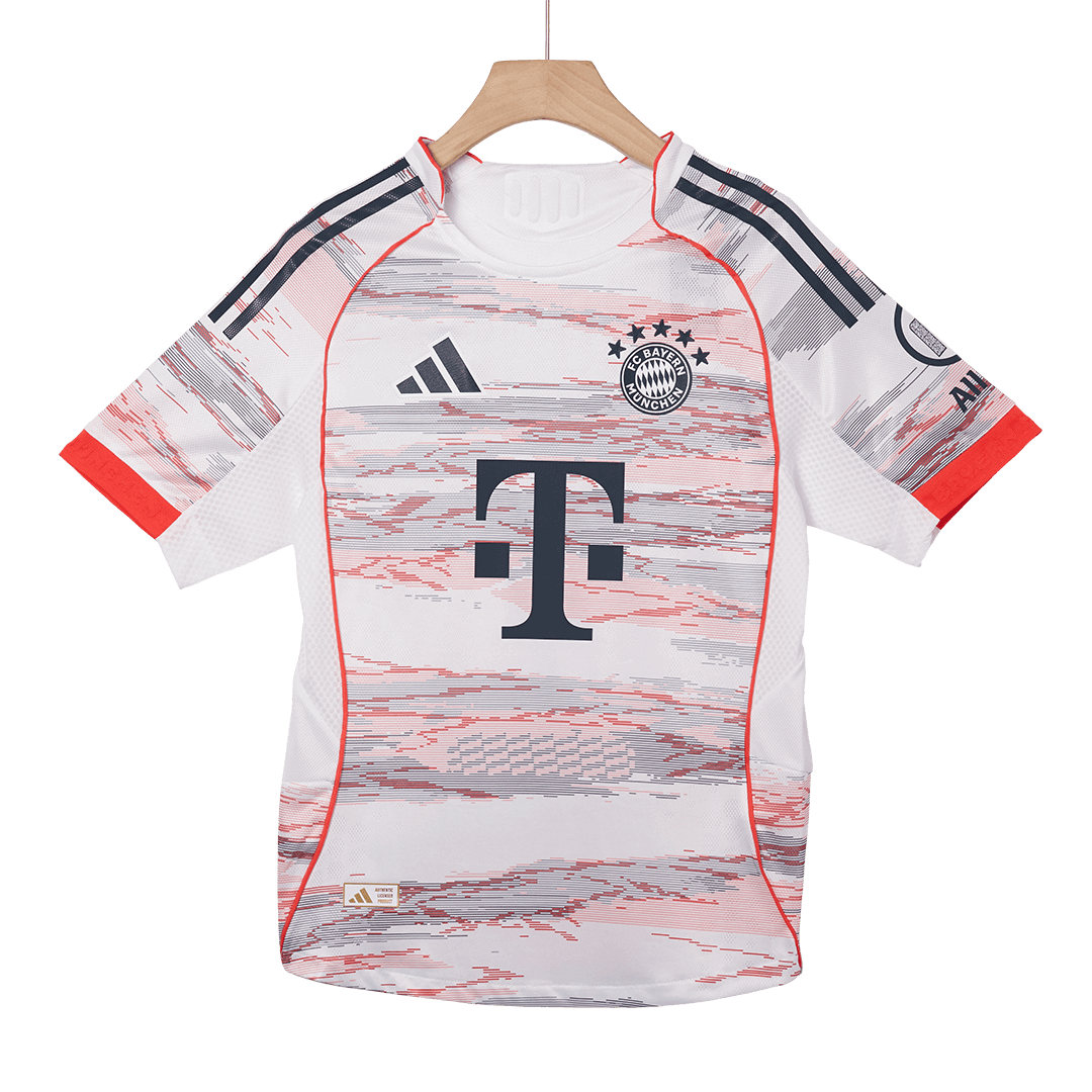 Authentic KANE #9 Bayern Munich Away Soccer Jersey 2025/26 White - Image 11
