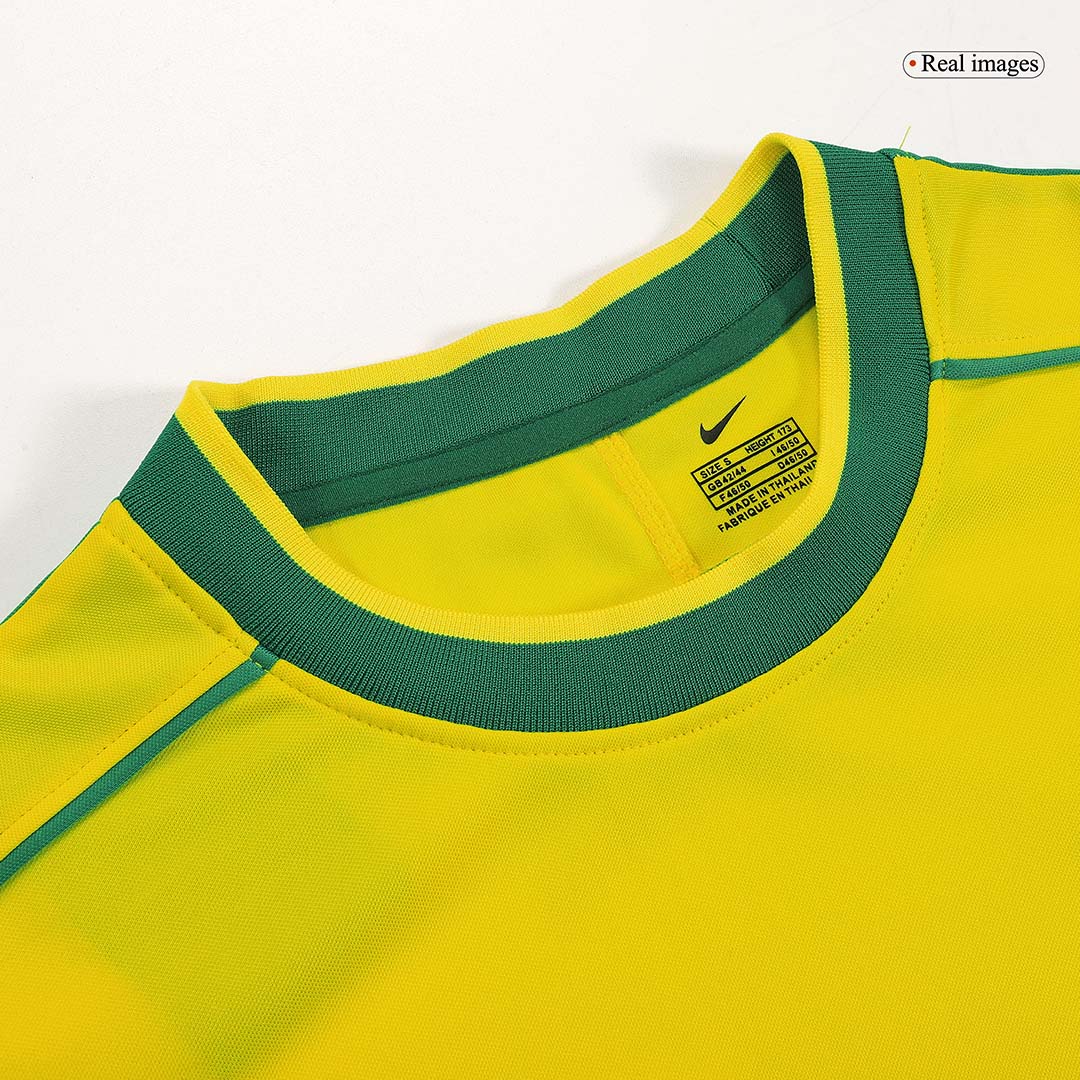 Retro Soccer Jersey Brazil Home 1998 - Image 7