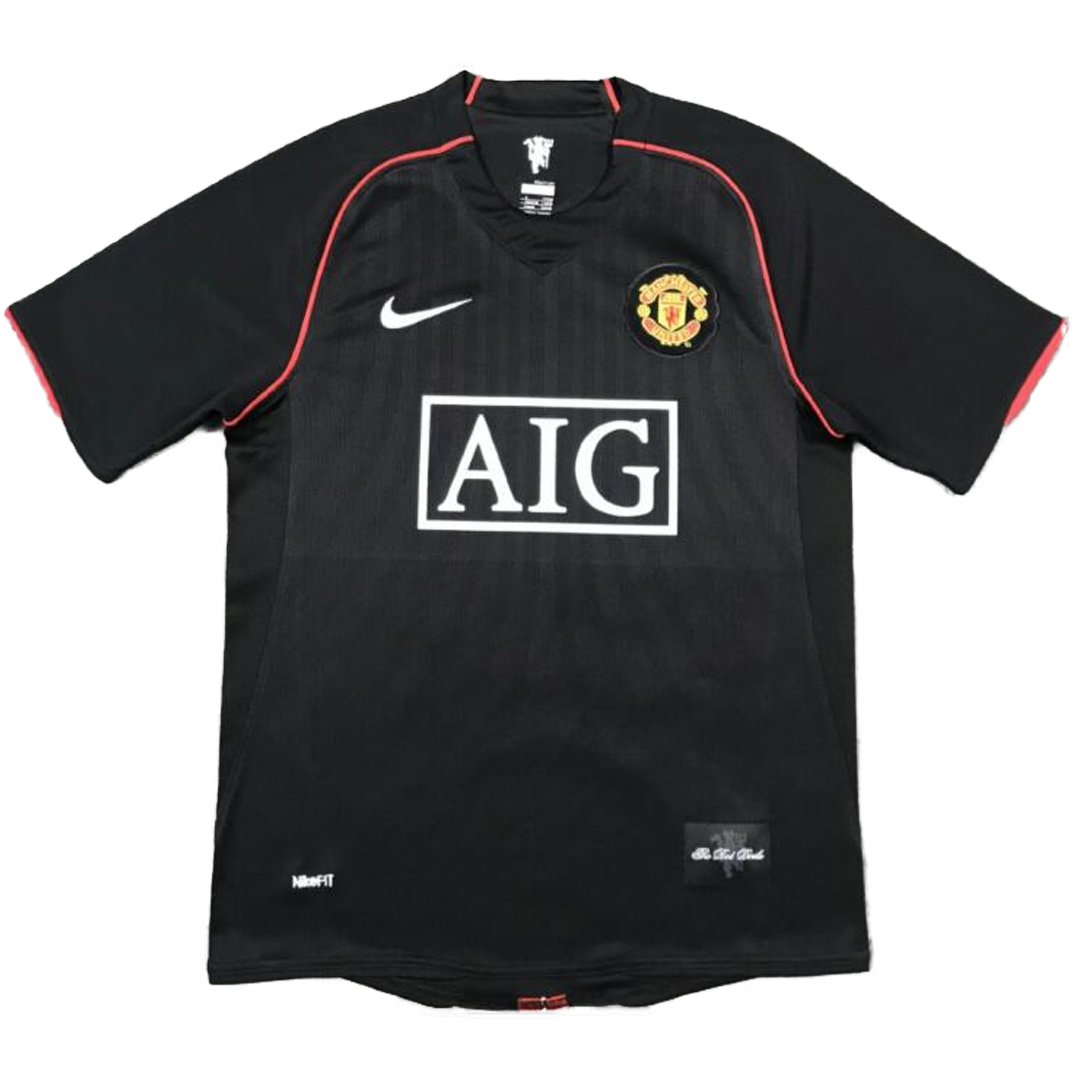 SCHOLES #18 Manchester United Retro Jersey Away Soccer Shirt 2007/08 - Image 8