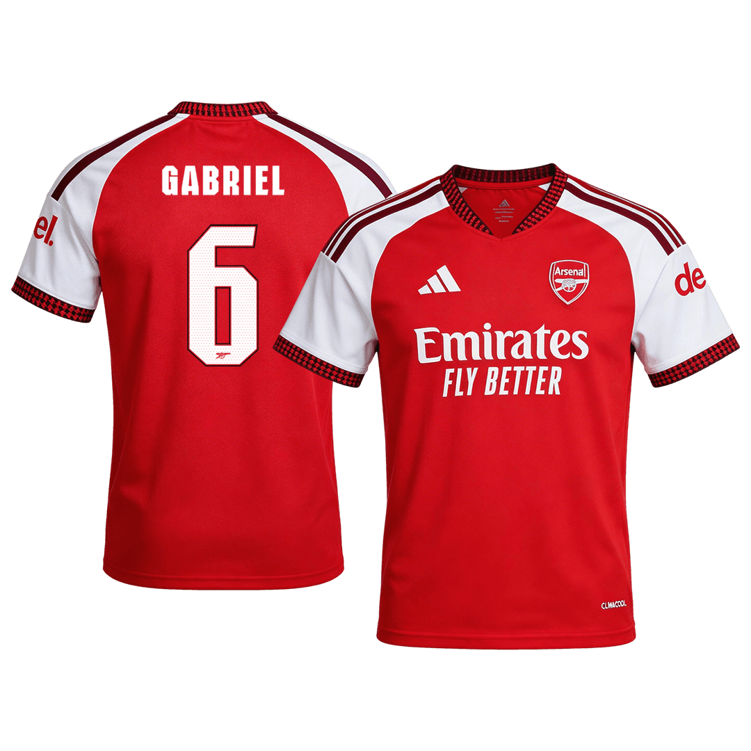 GABRIEL #6 Arsenal Home Soccer Jersey 2026/27 -UCL