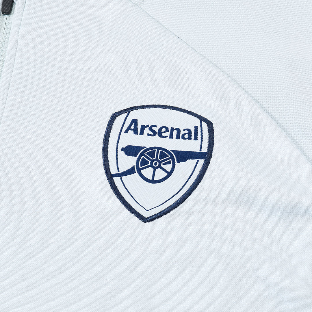Arsenal 1/4 Zip Tracksuit 2025/26 White - Image 18