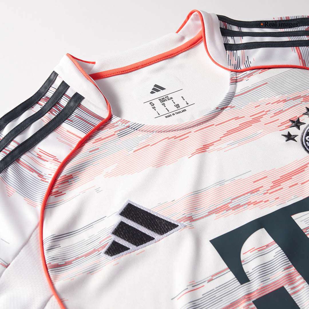 Bayern Munich Away Soccer Jersey Kit(Jersey+Shorts) 2025/26 White - Image 12
