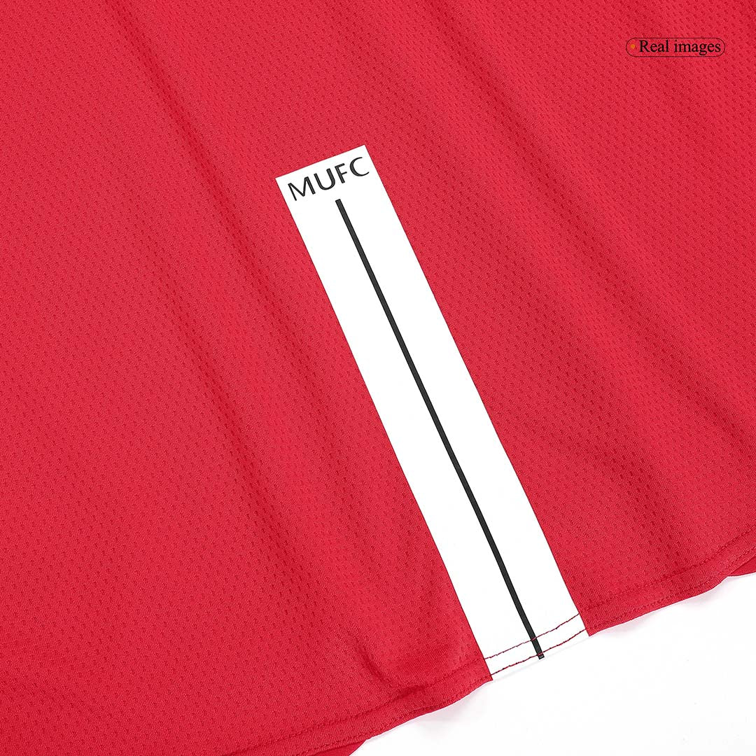 Retro Jersey SCHOLES #18 Manchester United Retro Jersey Home Soccer Shirt 2007/08 - UCL Final - Image 2