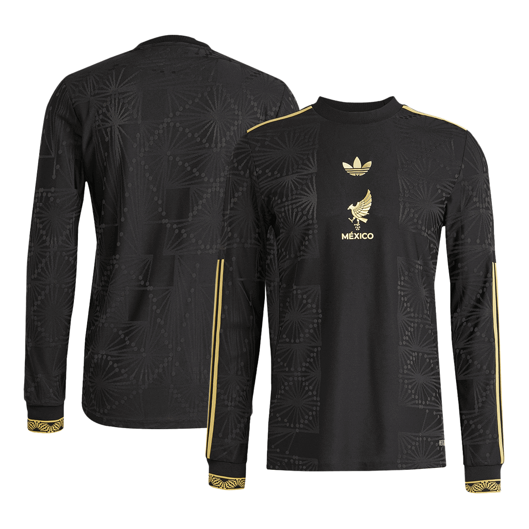 Authentic Mexico Long Sleeve Jersey - Gold Cup Third Away Football Shirt 2025 - Image 11