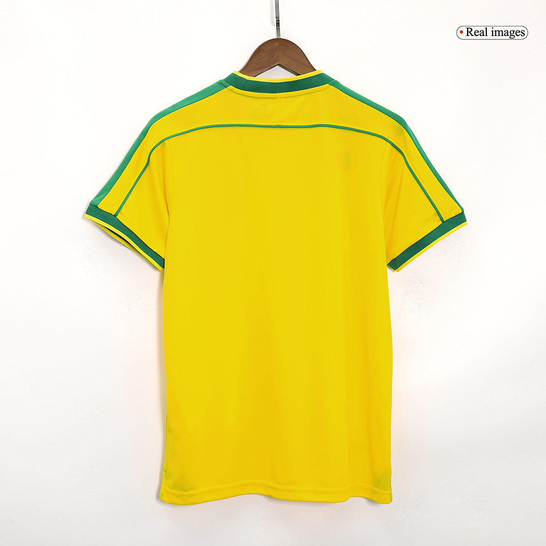 Retro Soccer Jersey Brazil Home 1998 - Image 8