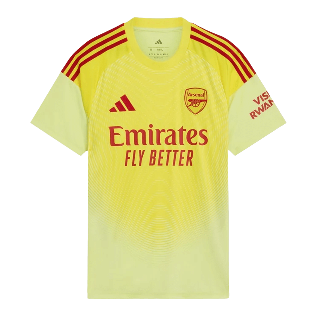 Arsenal Goalkeeper Soccer Jersey 2025/26 Yellow