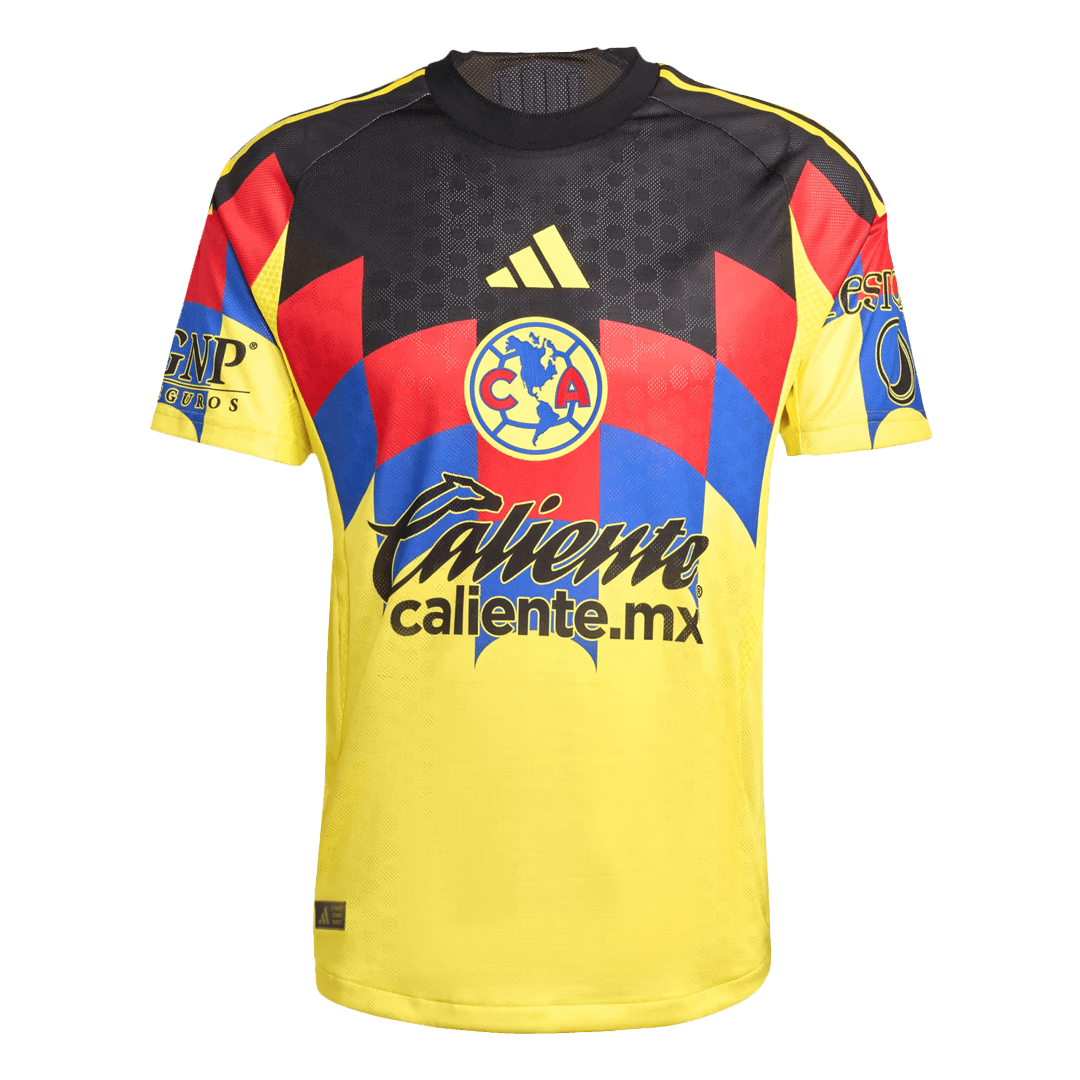 Authentic Club America Home Soccer Jersey 2025/26 Yellow