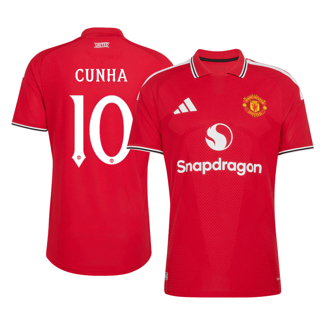 CUNHA #10 Manchester United Home Player Version Jersey 2026/27 - UCL