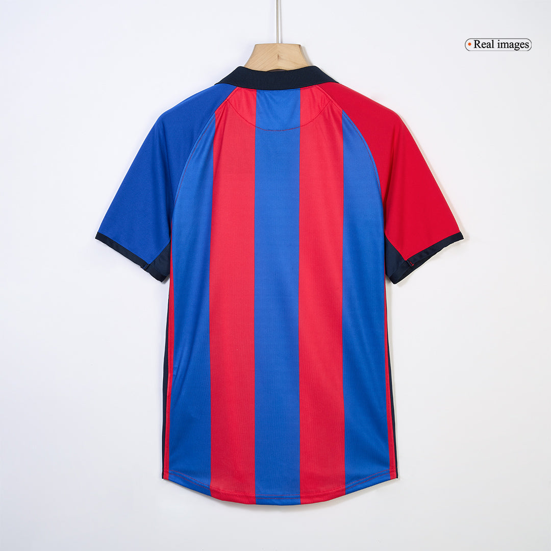 Retro Jersey XAVI #6 Barcelona Retro Jersey Home Soccer Shirt 2001/02 - Image 7