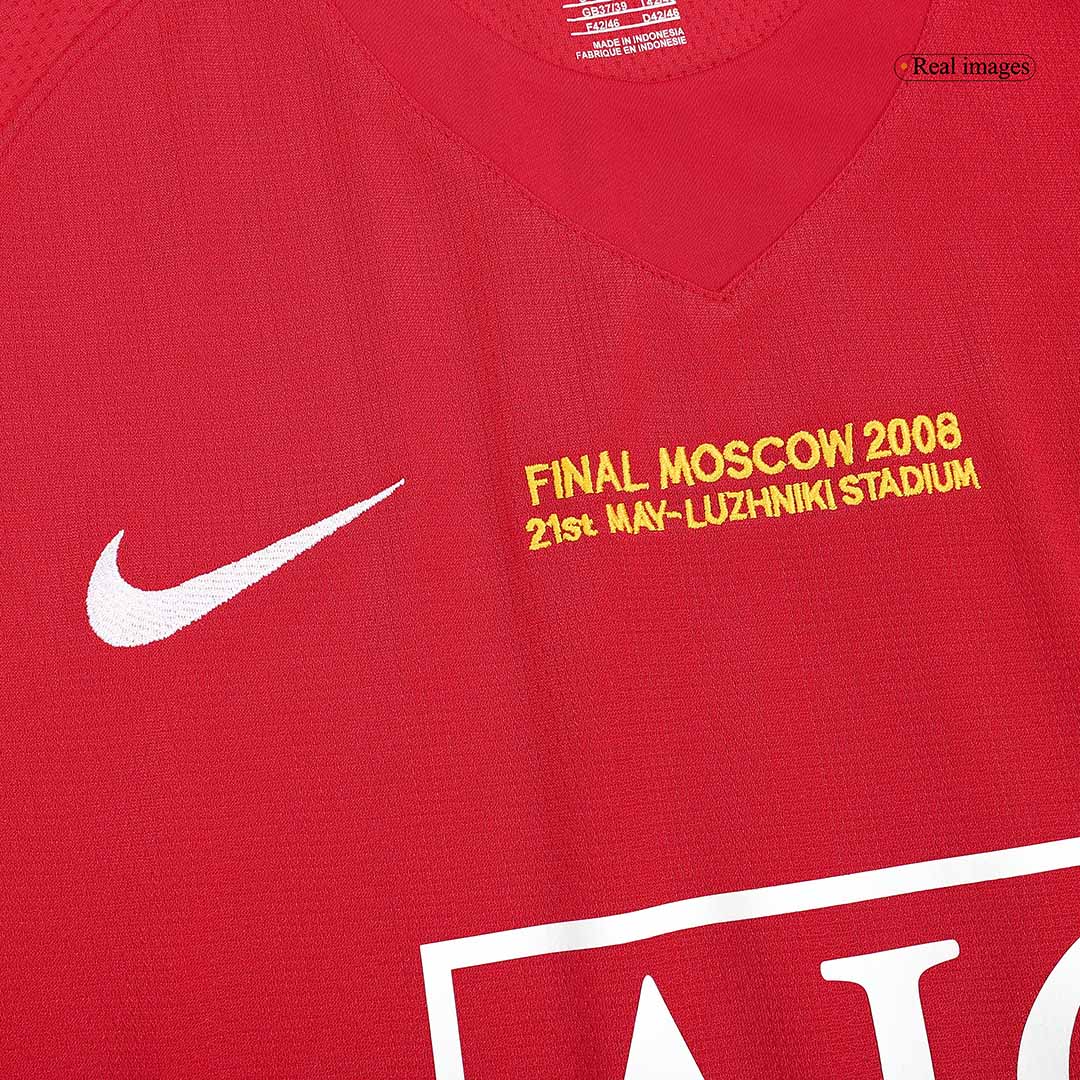 Retro Jersey RONALDO #7 Manchester United Retro Jersey Home Soccer Shirt 2007/08 - UCL Final - Image 8