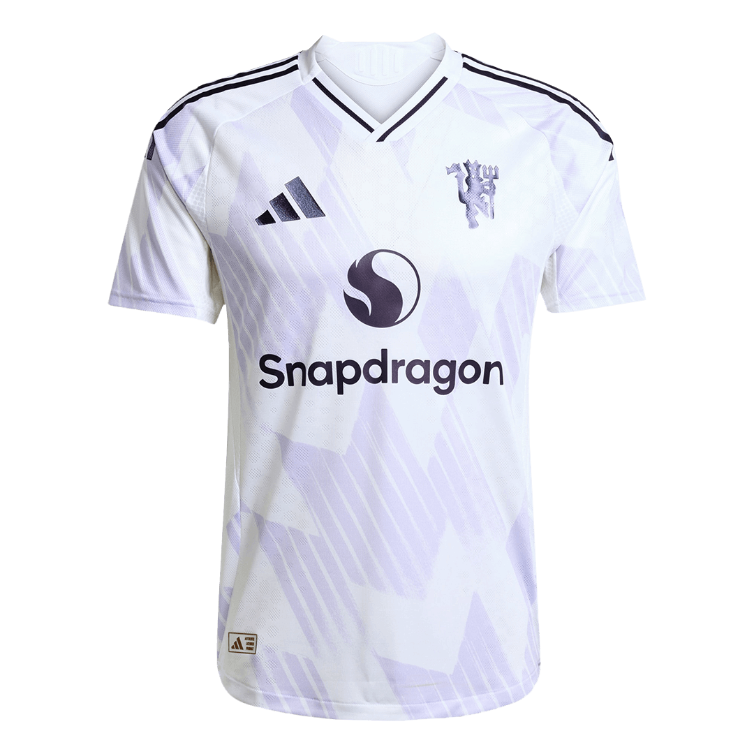 B.FERNANDES #8 Manchester United Away Authentic Soccer Jersey 2025/26 - Image 3