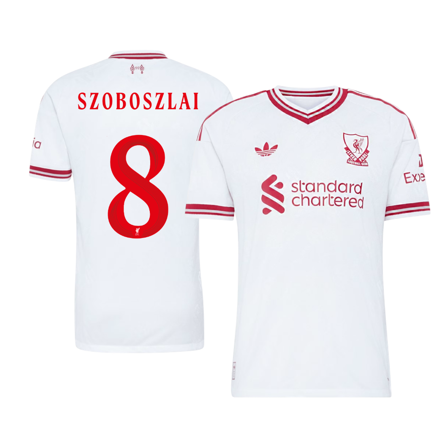 SZOBOSZLAI #8 Liverpool Away Player Version Jersey 2026/27 - UCL