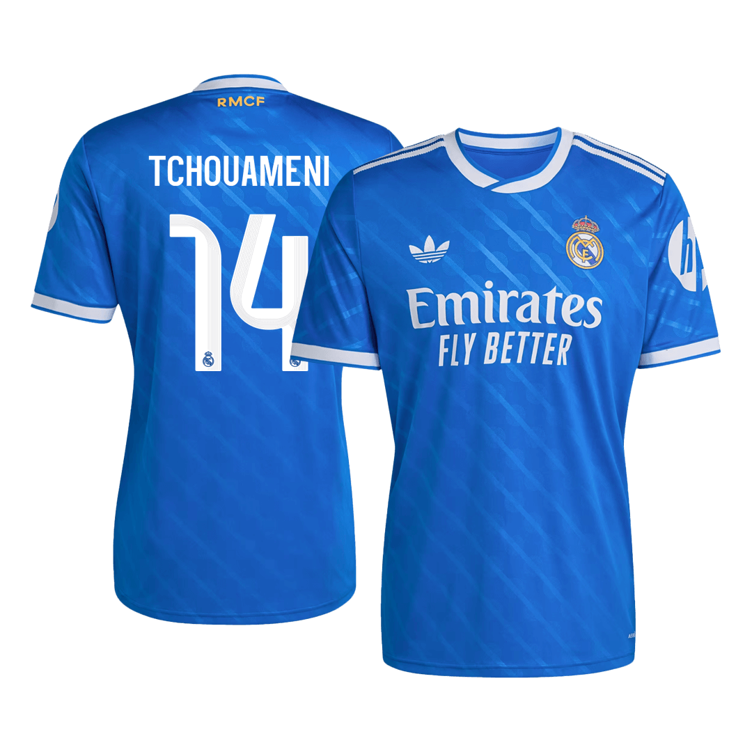 TCHOUAMENI #14 Real Madrid Third Away Soccer Jersey 2025/26