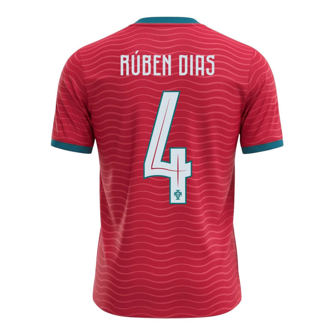 RÚBEN DIAS #4 Portugal Home Soccer Jersey World Cup 2026 - Image 8