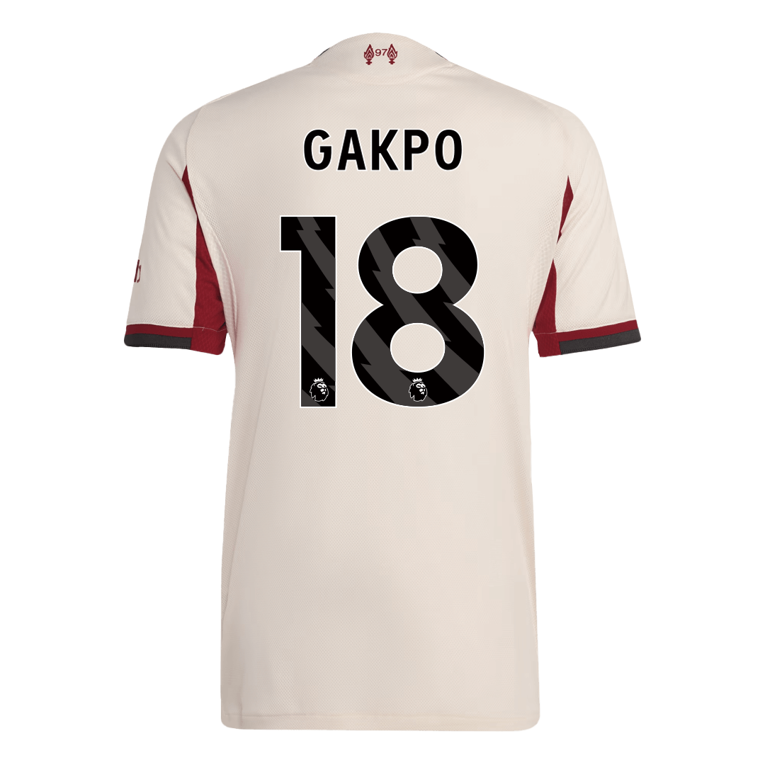 GAKPO #18 Liverpool Away Authentic Soccer Jersey 2025/26 - Image 10