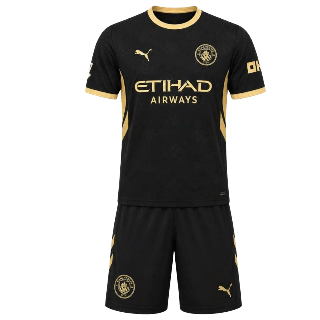 Manchester City Away Kids Soccer Jerseys Kit 2026/27