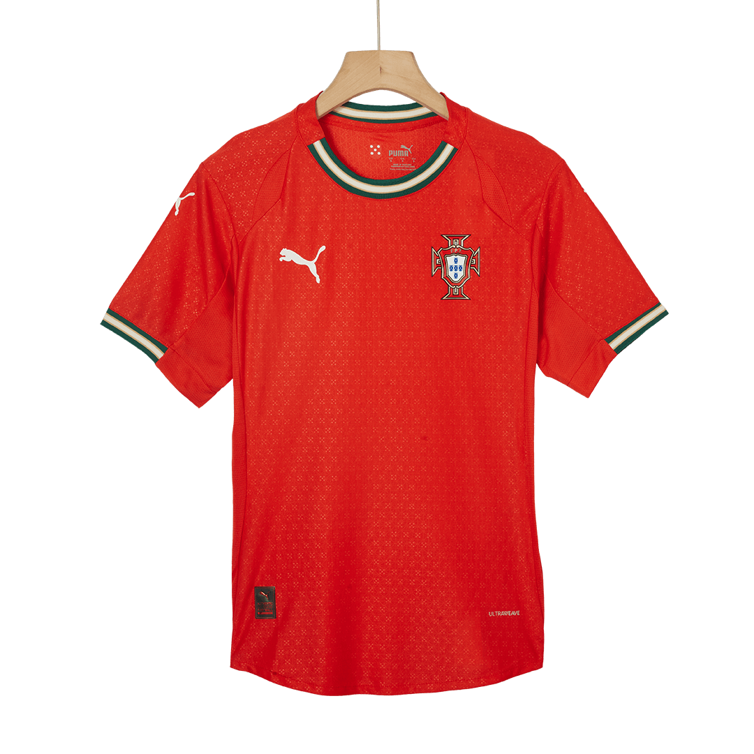 Authentic RONALDO #7 Portugal Home Soccer Jersey 2025 Red - Image 11