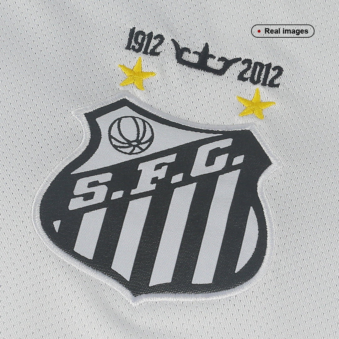 NEYMAR JR #11 Santos FC Retro Jersey Home Soccer Shirt 2012 - Image 8