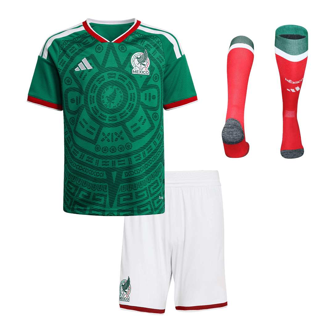 Mexico Home Kids Soccer Jerseys Full Kit 2025/26