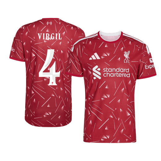VIRGIL #4 Liverpool Home Player Version Jersey 2026/27 - UCL