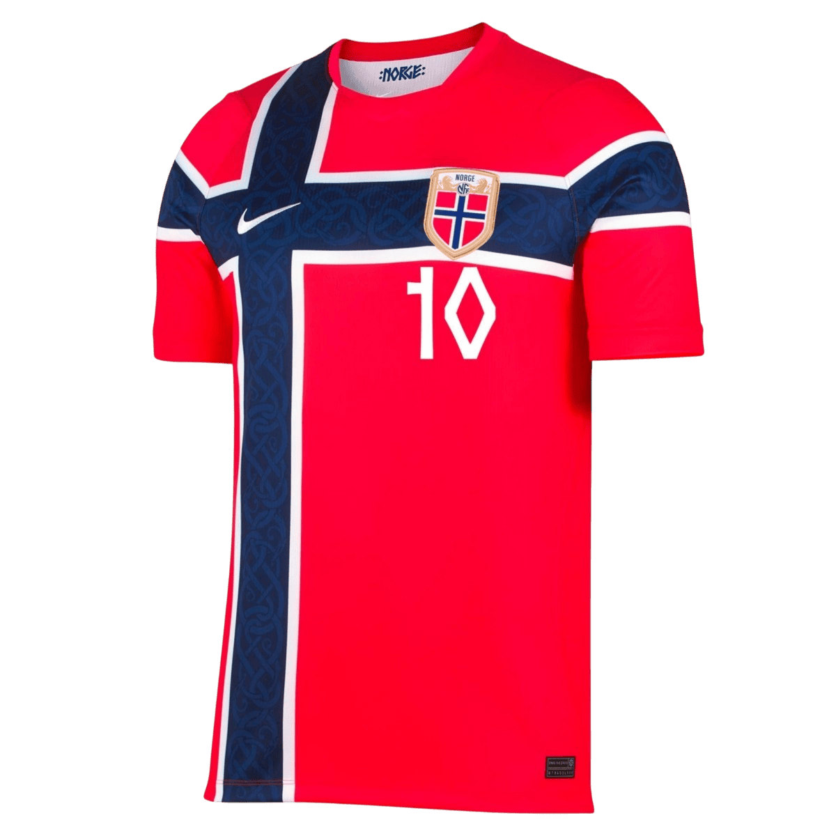 Ødegaard #10 Norway Home Soccer Jersey World Cup 2026 - Image 2