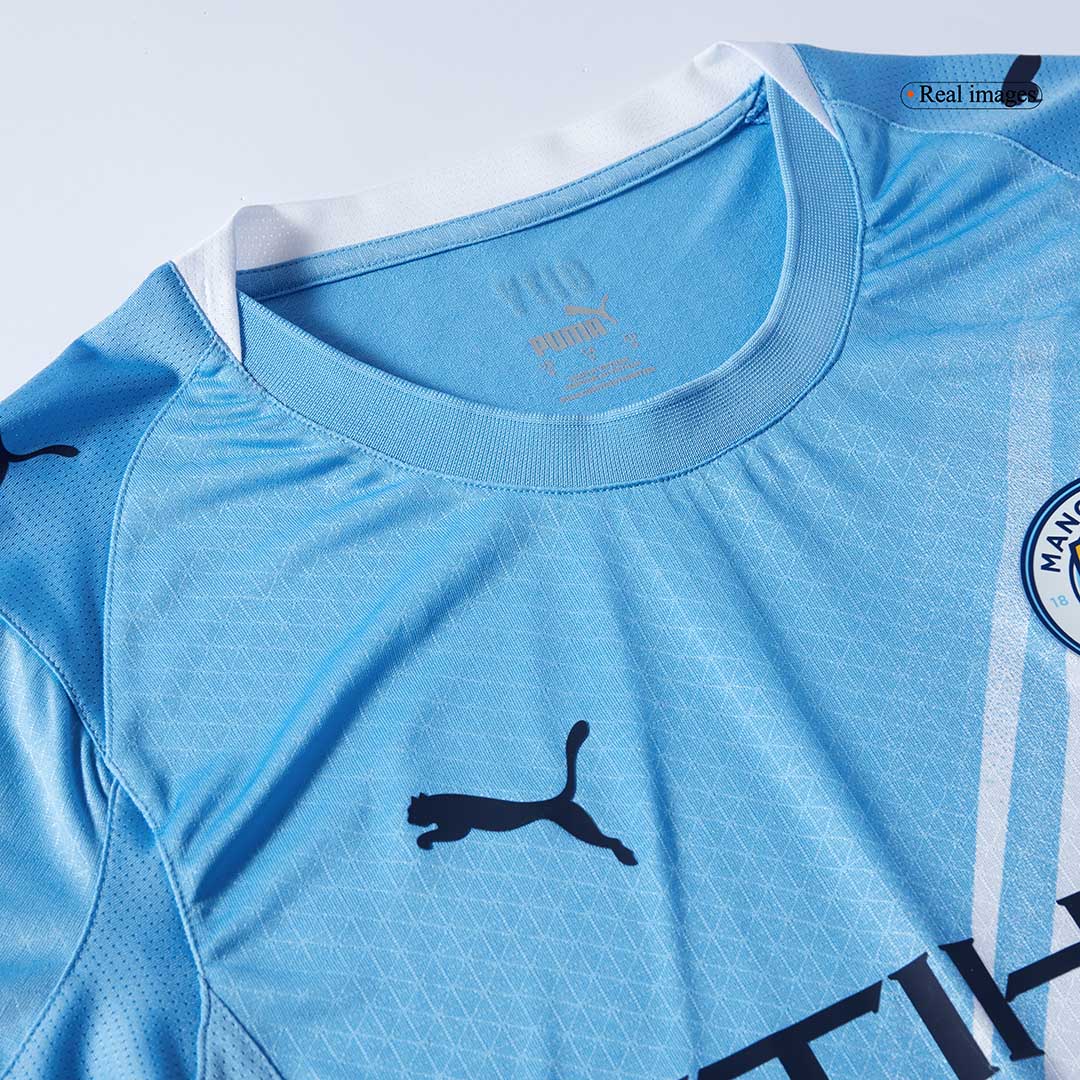 HAALAND #9 Authentic Manchester City Home Soccer Jersey 2025/26 Blue Jersey - Club World Cup - Image 10