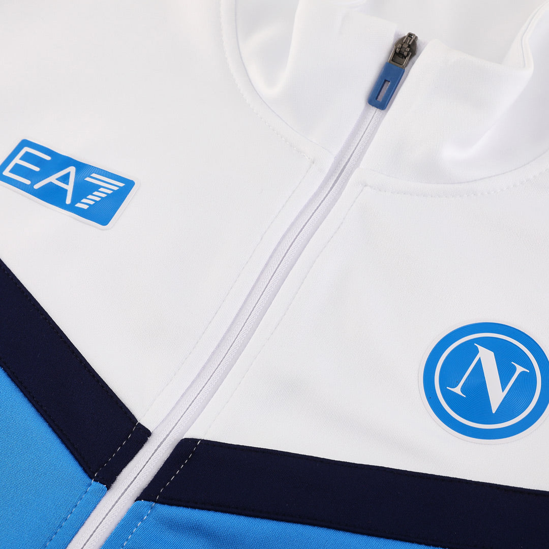Napoli Jacket Tracksuit 2025/26 White - Image 14