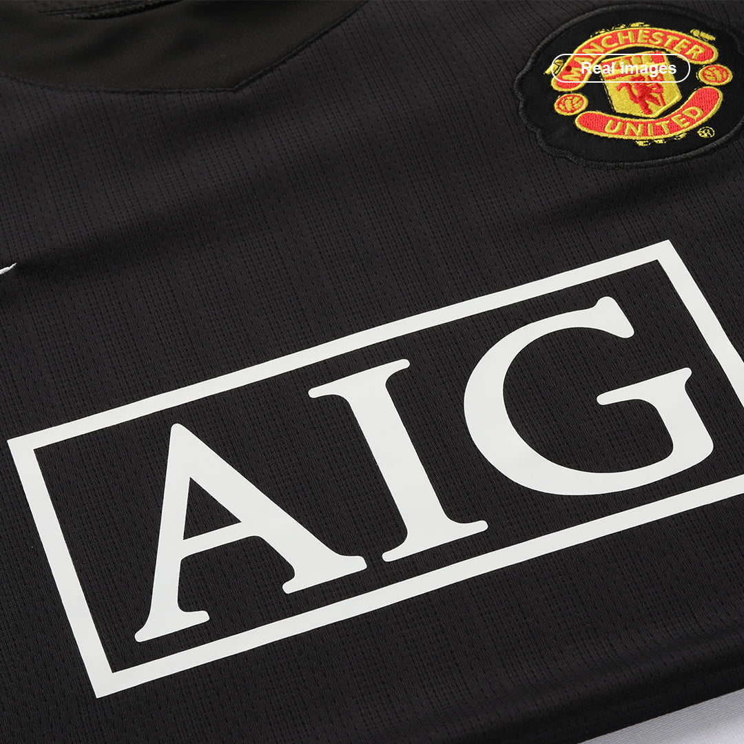 SCHOLES #18 Manchester United Retro Jersey Away Soccer Shirt 2007/08 - Image 4