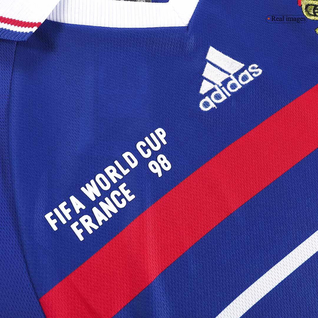 Retro HENRY #12 1998 France World Cup Home Soccer Jersey - Image 6