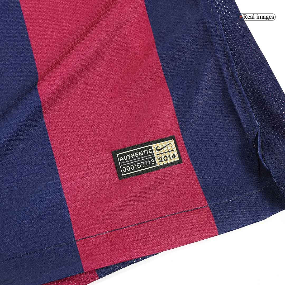 Retro Jersey SUÁREZ #9 Barcelona Retro Jersey Home Soccer Shirt 2014/15 - Image 2