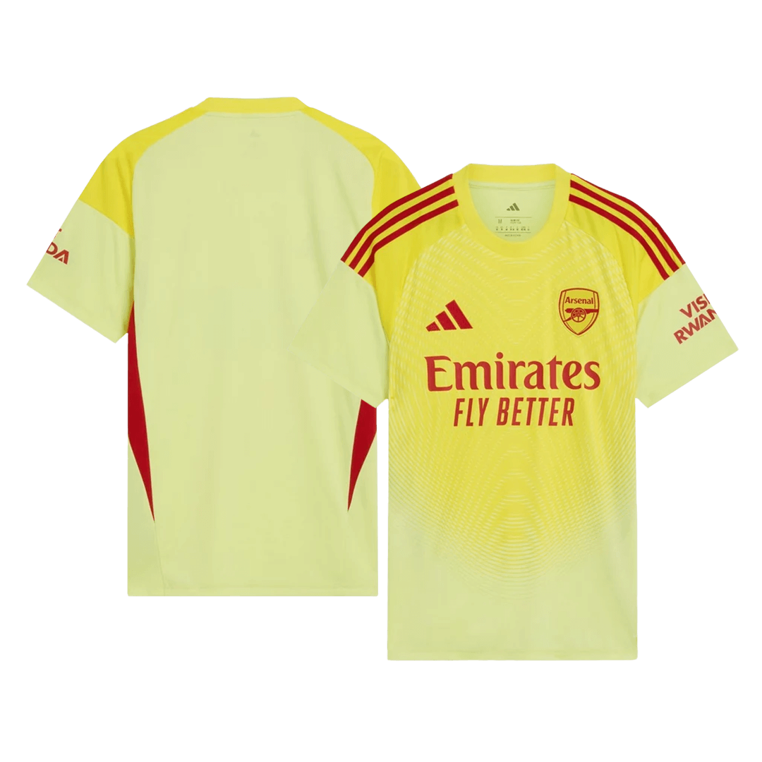 Arsenal Goalkeeper Soccer Jersey 2025/26 Yellow - Image 2