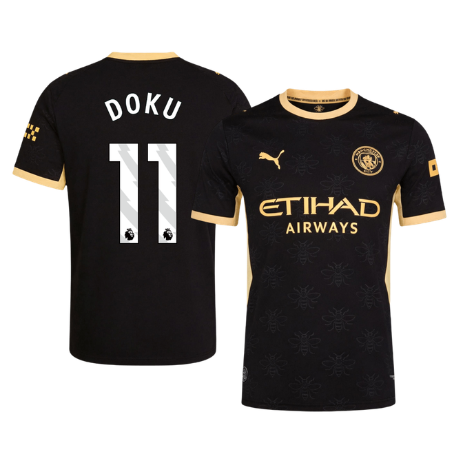 DOKU #11 Manchester City Away Player Version Jersey 2026/27