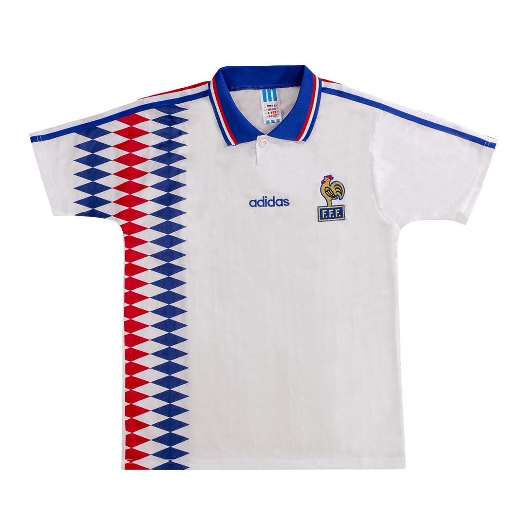 Retro 1994 France Away Soccer Jersey - Image 9