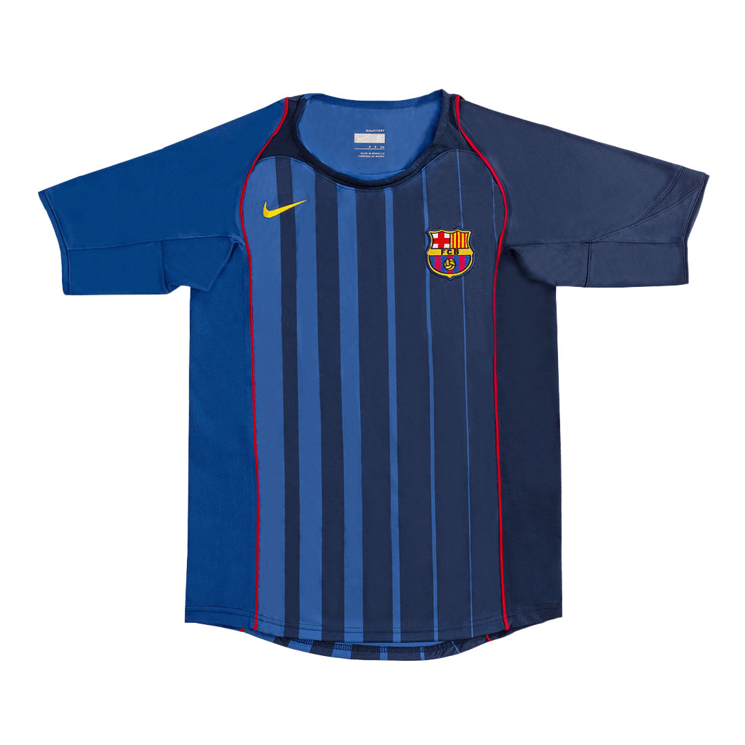 Retro Jersey RONALDINHO #10 Barcelona Retro Jersey Away Soccer Shirt 2004/05 - Image 8