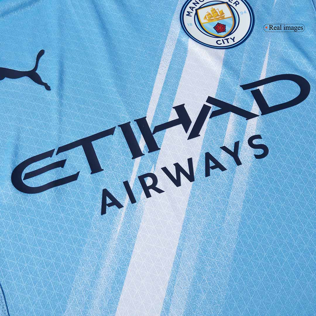 HAALAND #9 Authentic Manchester City Home Soccer Jersey 2025/26 Blue Jersey - Club World Cup - Image 7