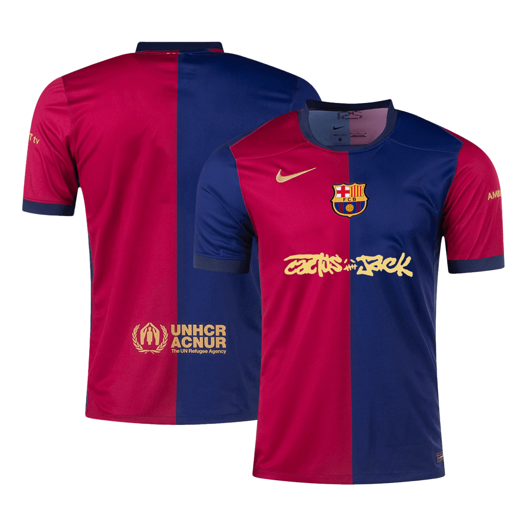 Barcelona X Travis Scott Home Soccer Jersey 2024/25 - Image 11