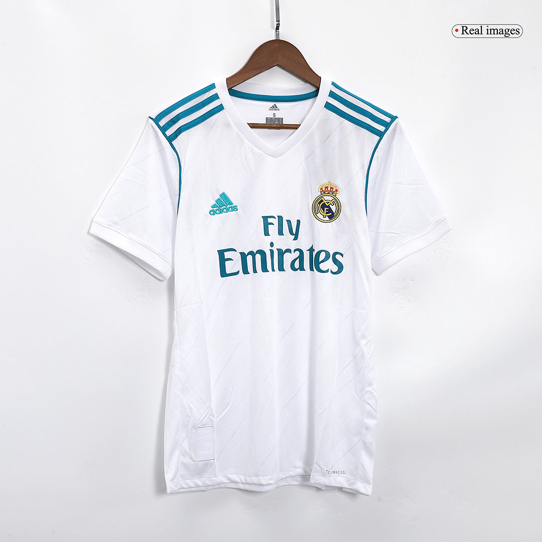 SERGIO RAMOS #4 Real Madrid Retro Jersey Home Soccer Shirt 2017/18 - Image 9