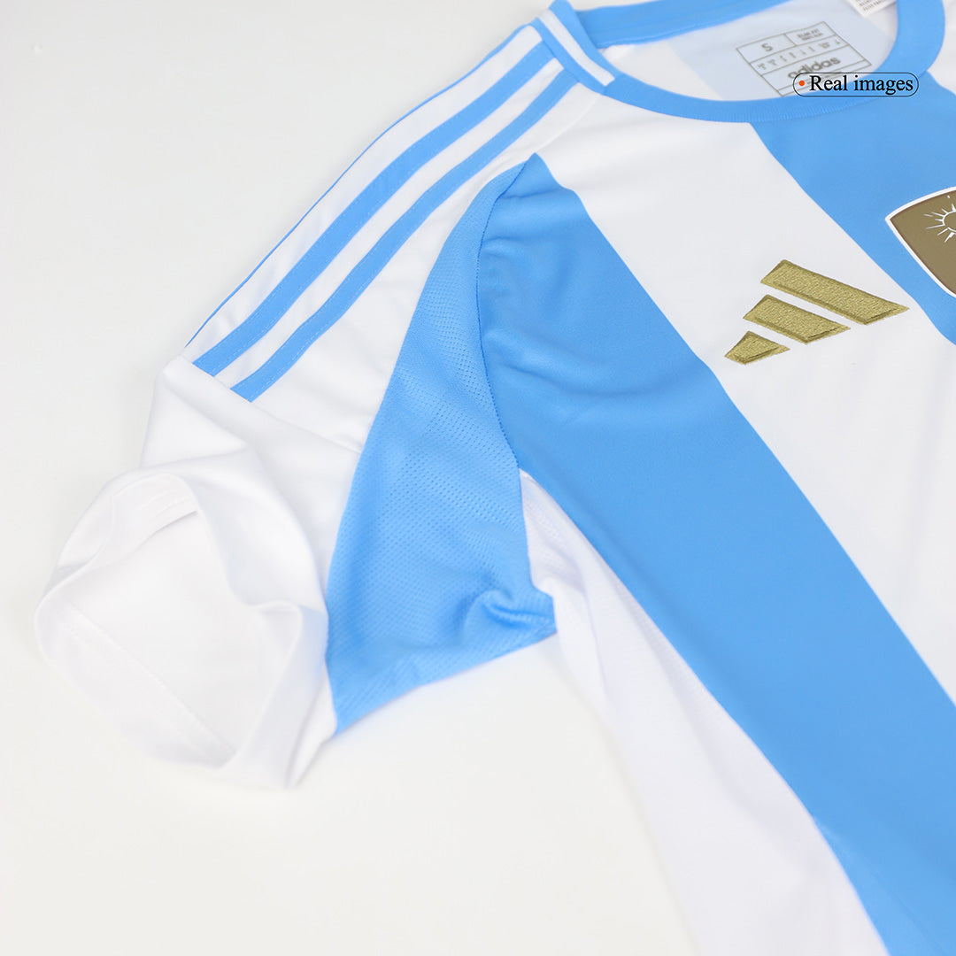 L.Martínez #22 Argentina Home Soccer Jersey 2024 - Image 4