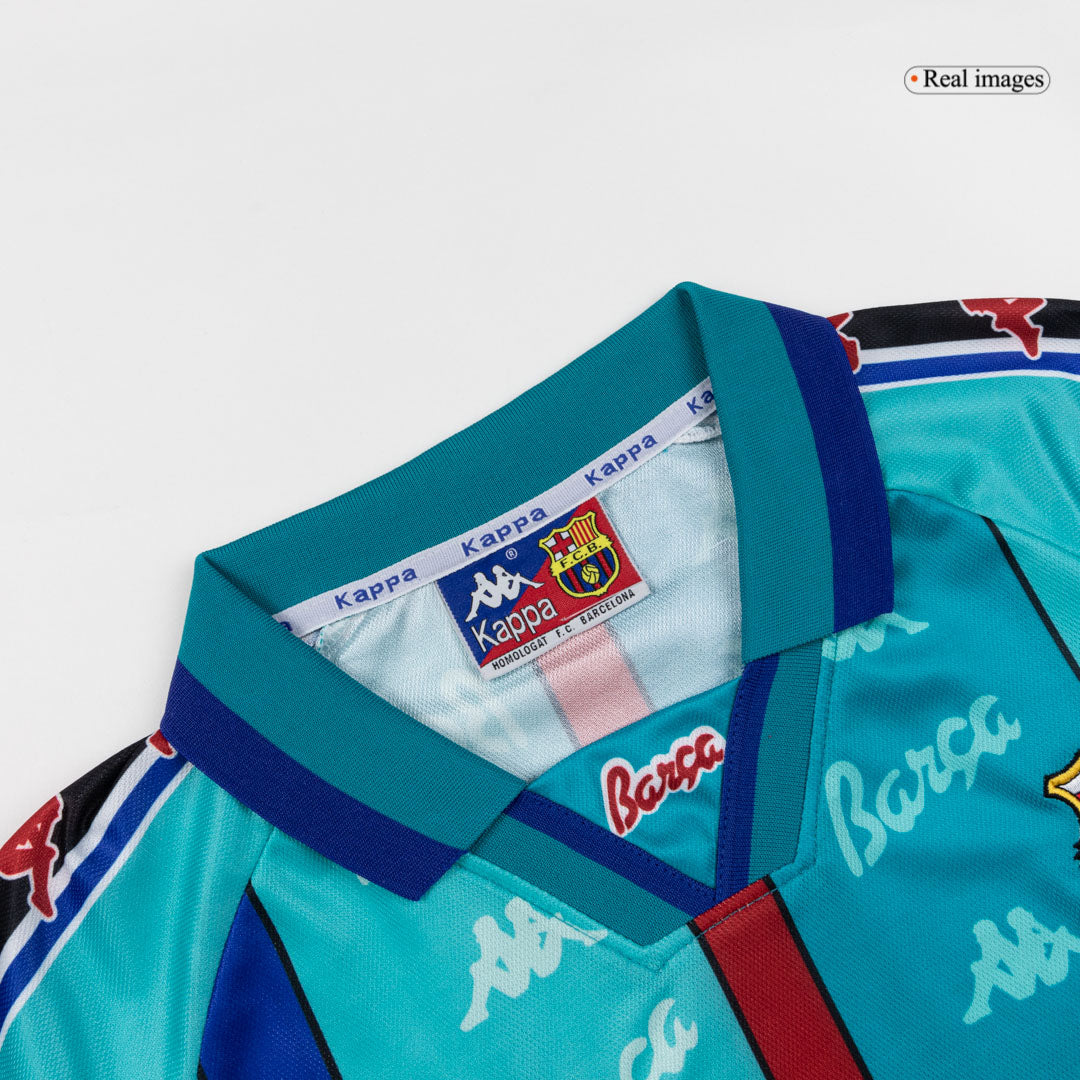 Retro Soccer Jersey Barcelona Away 1996/97 - Image 6