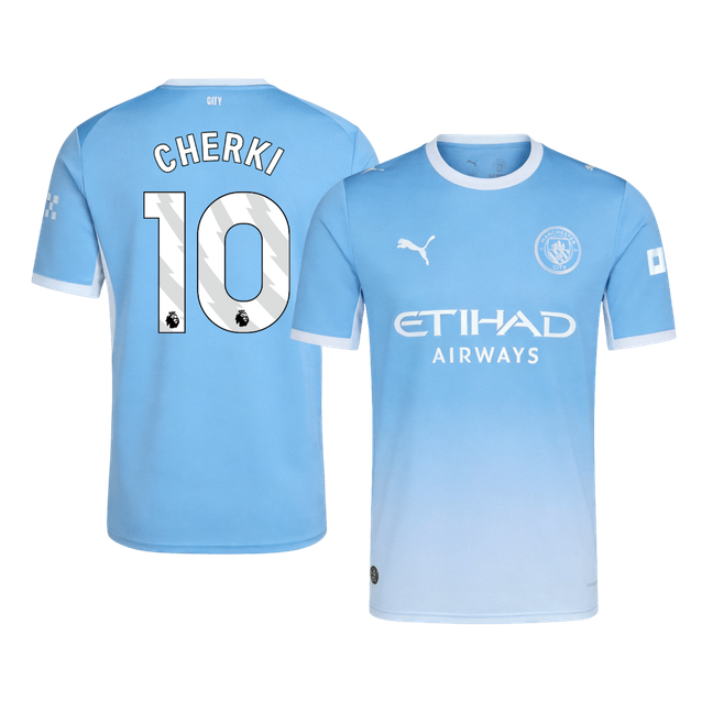 CHERKI #10 Manchester City Home Soccer Jersey 2026/27