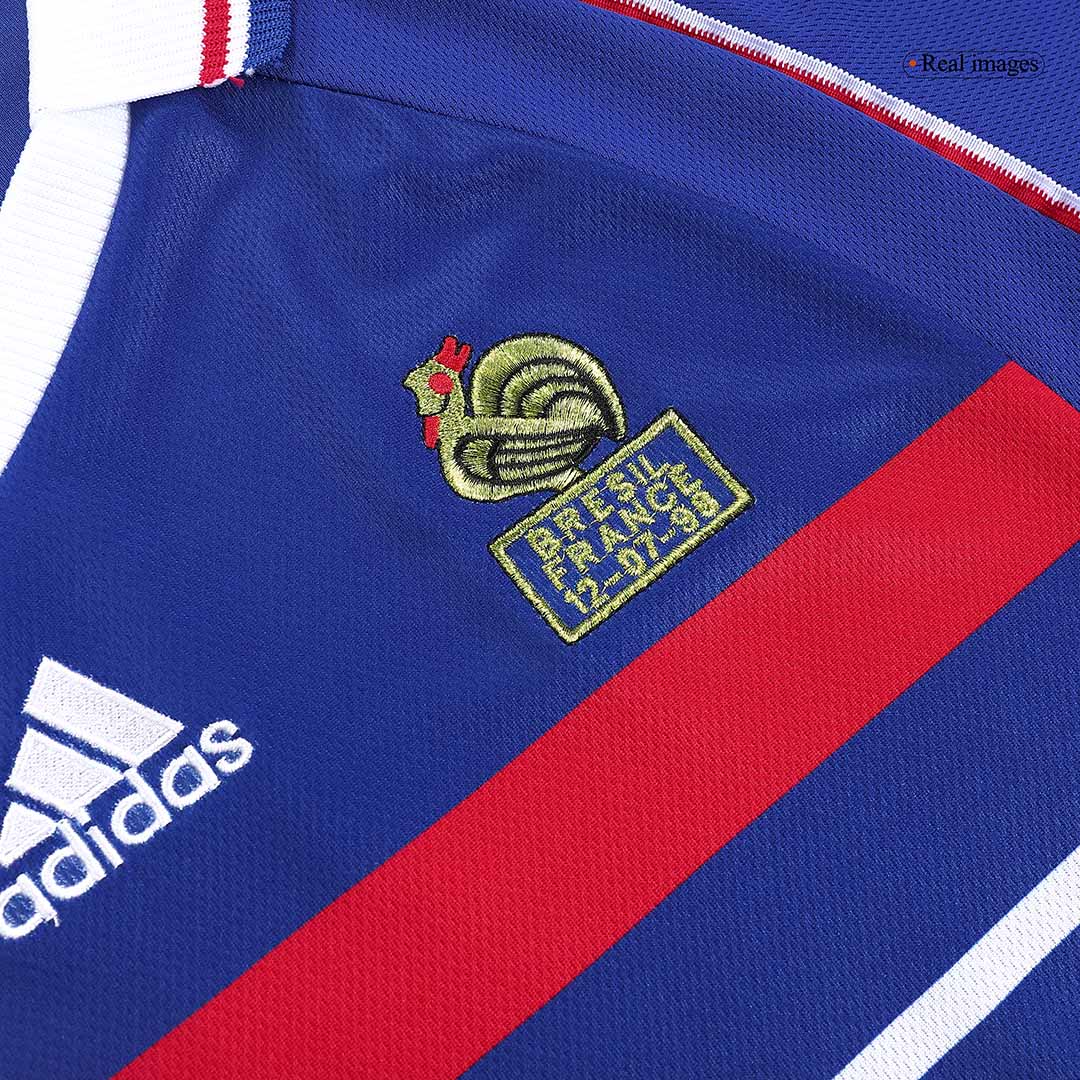 Retro HENRY #12 1998 France World Cup Home Soccer Jersey - Image 5