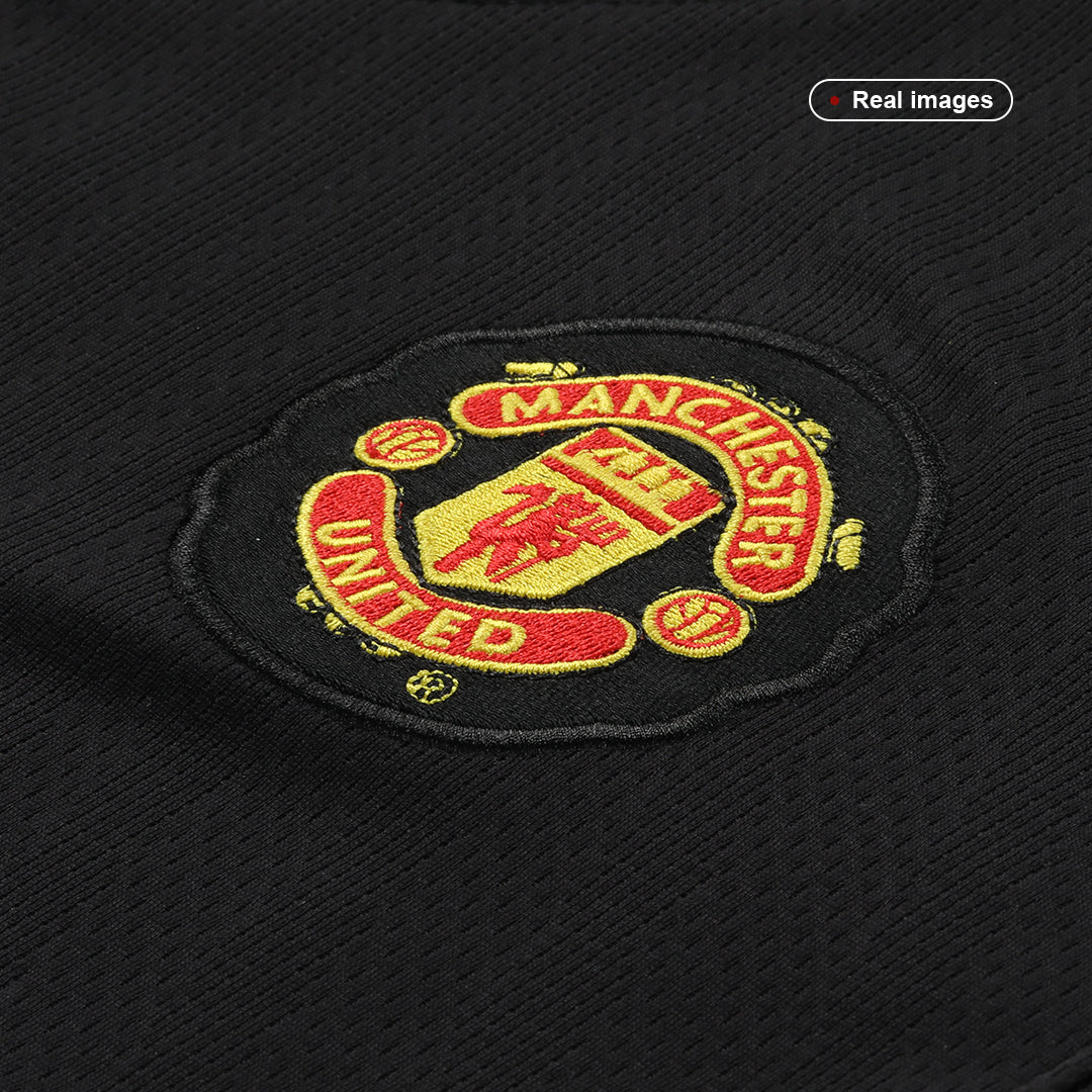SCHOLES #18 Manchester United Retro Jersey Away Soccer Shirt 2007/08 - Image 6