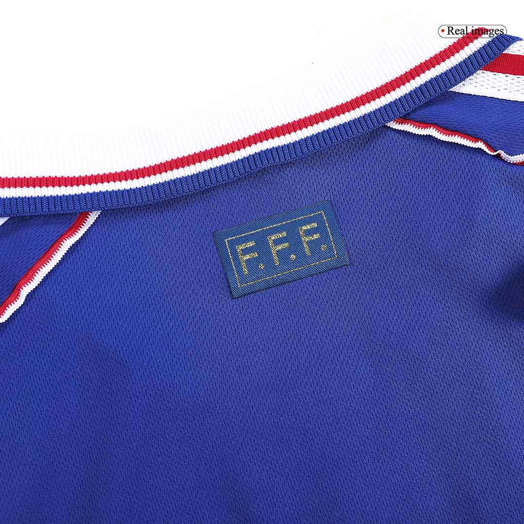 Retro HENRY #12 1998 France World Cup Home Soccer Jersey - Image 3